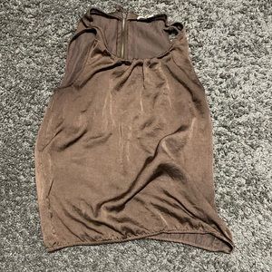 Brown Women’s Business Casual Blouse